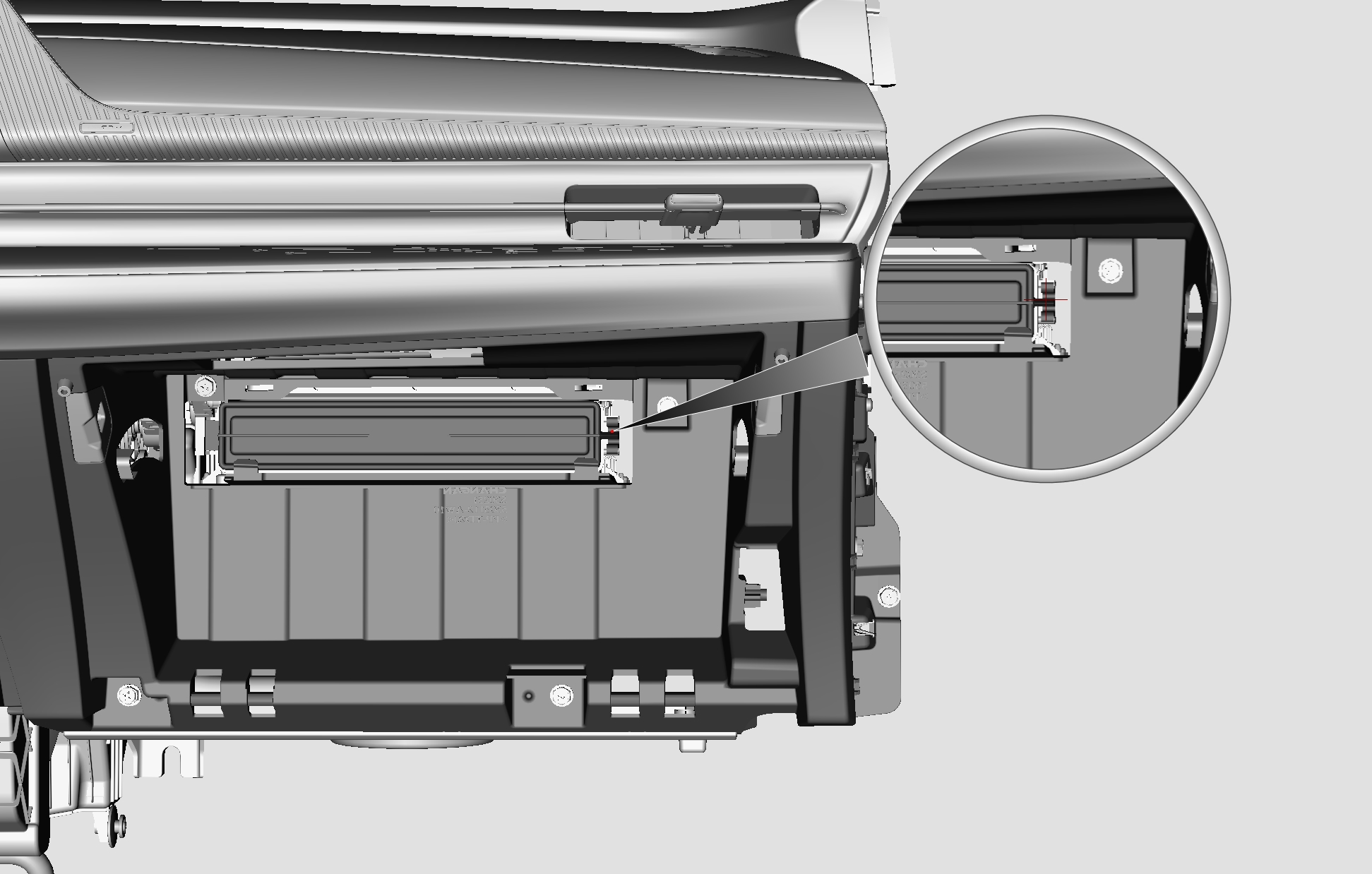 Filtre qapağının açılması